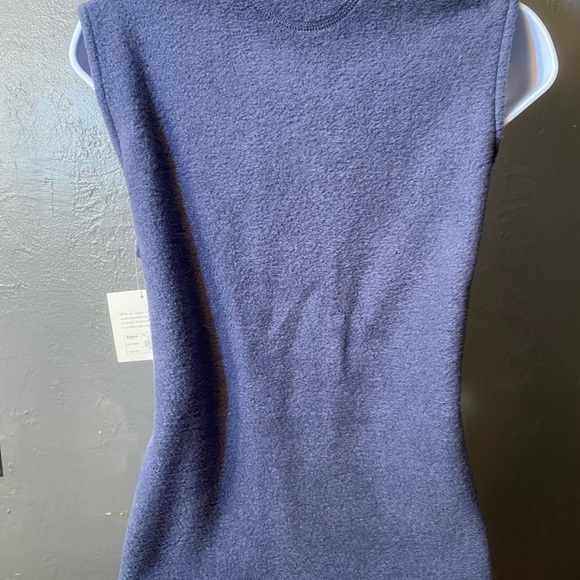 NWT Croft & Barrow Paisley Blue Embroidered Fleece, Sherpa Collar Zip Vest - Picture 2 of 15